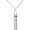 Steel Color, variant on 528Hz Low Frequency Sound Meditation Breathing Stress Relief Necklace Sturdy Stainless Steel Adjustable Length
