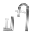 thumbnail image 2 of S SERENABLE Aquarium Lily Pipe Easy Setup Stainless Steel Sturdy Lightweight Outflow Set 12 Outlet Remove Oil, 2 of 9