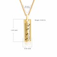 thumbnail image 7 of Cremation Jewelry Urn Necklace for Ashes Pet Paw Print Memorial Pendant for Dog Cat  Keepsake Locket for Men for Women(Gold), 7 of 7