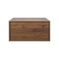 thumbnail image 7 of GZXS 2-Tier Wooden Storage Cabinet, Open Organizer Shelf for Home Office, Bedroom, and Living Room, 28.35" Wide, Walnut Finish, 7 of 7
