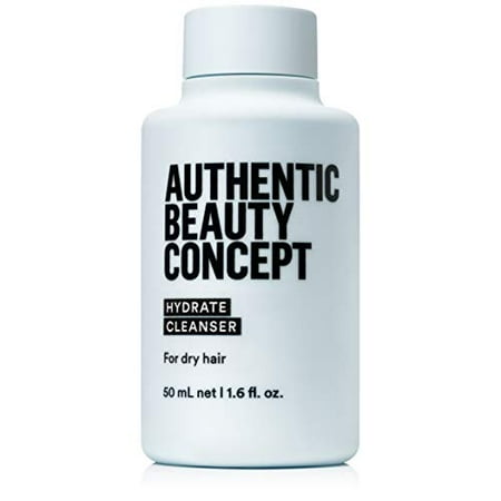 Authentic Beauty Concept Hydrate Cleanser | Shampoo | Normal To Dry or Curly Hair | Adds Moisture & Shine | Vegan & Cruelty-free | Sulfate-free | 1.6 fl. oz.