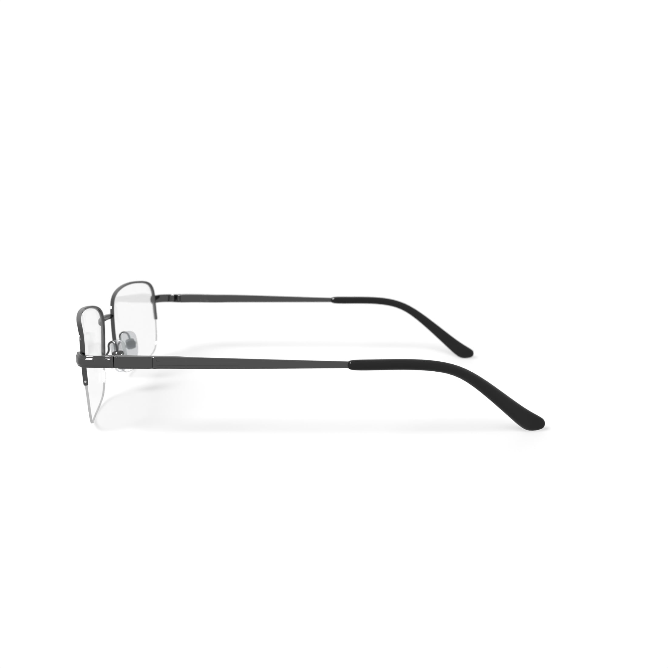Wrangler Men's W128 Rectangular Prescription Eyeglasses with Case