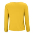 thumbnail image 6 of Womens Long Sleeve Pajama Top Built In Support Yoga Comfort Tee Soft Casual Layer, 6 of 8