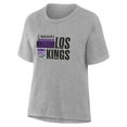 thumbnail image 2 of Women's Gray Sacramento Kings Noches Training T-Shirt, 2 of 3