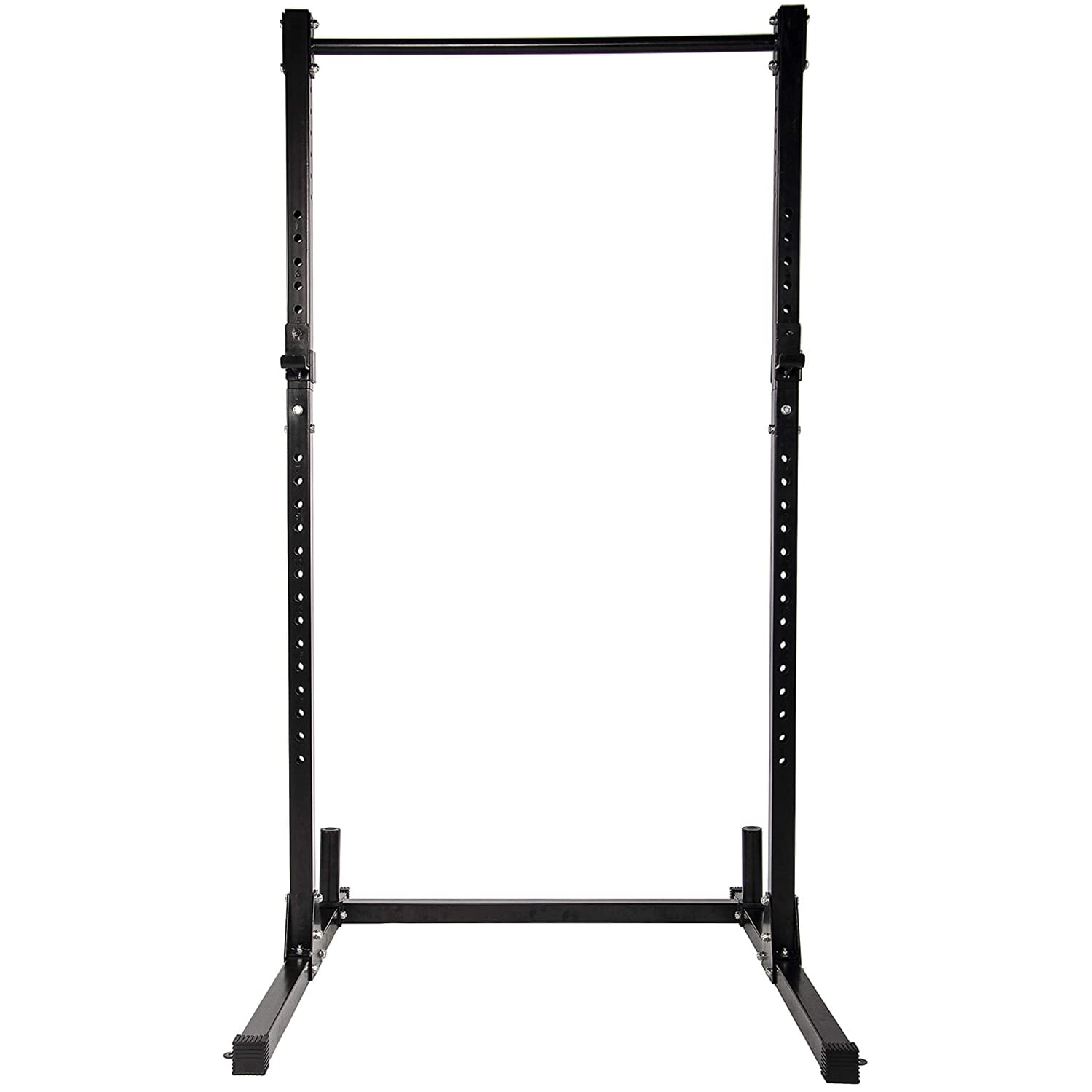 HulkFit Adjustable Power Squat Rack Weight Stand with Weight Plate