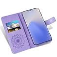 thumbnail image 5 of Compatible with Samsung Galaxy Note 20 5G Wallet Phone Case and Tempered Glass Screen Protector Flip Credit Card Holder Stand Mandala Flower Cell Cover for Note20 Notes 20s Twenty Not S20 Purple, 5 of 9