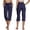 Navy, variant on Woman Pants Wide Leg Straight Baggy Pants Capri Slacks Womens Pants Casual Comfy Work Pants Womens Travel Pants