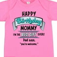 thumbnail image 4 of Inktastic Happy Birthday, Mommy I'm the Best Ever in Blue Boys or Girls Baby Bodysuit, 4 of 5