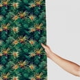 thumbnail image 3 of Orinice  Bird of Paradise Shower Curtain, Tropical Themed Illustration with Unique Flora Hawaiian Pattern, Cloth Fabric Bathroom Decor Set with Hooks, 105" Extra Wide, Multicolor 69x72, 3 of 7