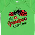 thumbnail image 4 of Inktastic My Grandpa Loves Me with Cute Ladybugs Boys or Girls Baby Bodysuit, 4 of 5