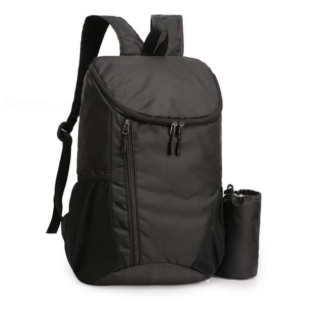 DOVO Mochila de senderismo, impermeable y resistente al desgaste, mochila ligera, plegable para viajes al aire última intervensión, Negro -, Mid, Mochilas Daypack