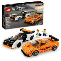 LEGO Speed Champions McLaren Solus GT & McLaren F1 LM 76918 , Featuring 2 Iconic Race Car Toys, Hypercar Model Building Kit, Collectible 2023 Set, Great Kid-Friendly Gift for Boys and Girls Ages 9