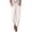 Style2-White capri pants for women, variant on Maqroz Capri Pants for Women Loose Fit Elastic Waist Casual Cropped Trousers with Pockets Lightweight Cotton Linen for Summer Beach Vacation