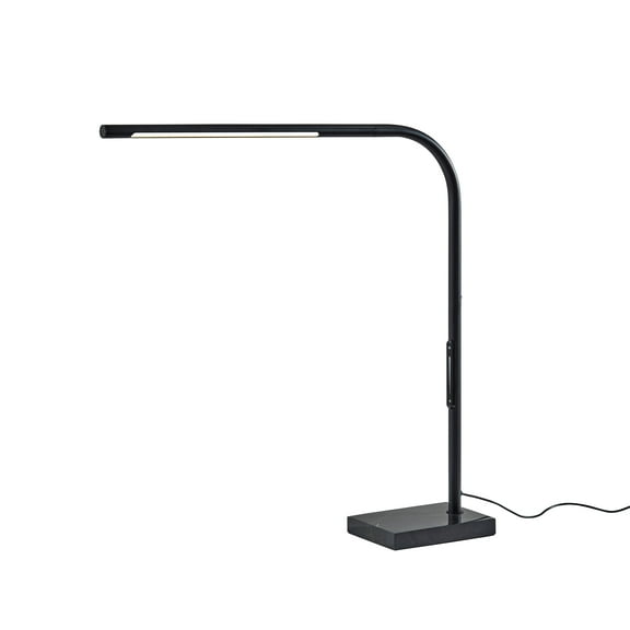 Adesso Cullen 24" LED Desk Lamp Black with Touch Smart Dimmer & Adjustable Illumination