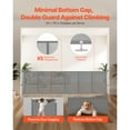 thumbnail image 2 of KFFKFF Retractable Baby Gate, 34-Inch Height, Expands Up to 110 Inches Wide, Safety Gate for Children and Pets, Durable Mesh Design, Simple Installation for Stairs, Doorways, Hallways, 2 of 9