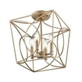 thumbnail image 7 of Millennium Lighting 4004-PMG Tracy 4 Light 12" Wide Semi-Flush Ceiling Fixture - Painted, 7 of 7