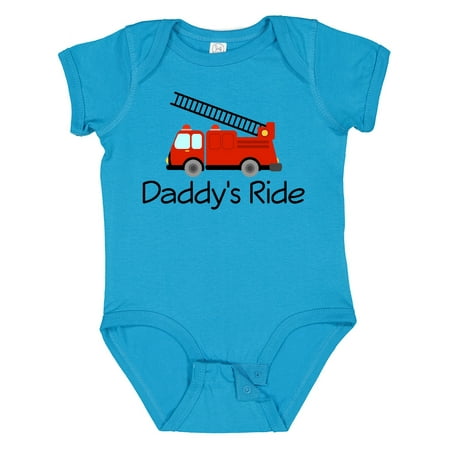

Inktastic Fire Truck Daddy s Ride Gift Baby Boy or Baby Girl Bodysuit