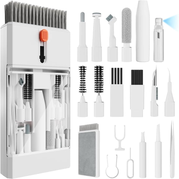 Laptop Cleaning Kit 22-in-1 Keyboard Brush, Cleaner for Macbook, Phone, Headphones & Camera