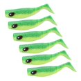 thumbnail image 3 of Señuelo falso, 6 piezas de PVC suave cebo artificial señuelo de pesca estándares líderes en la industria Jadeshay A, 3 of 8