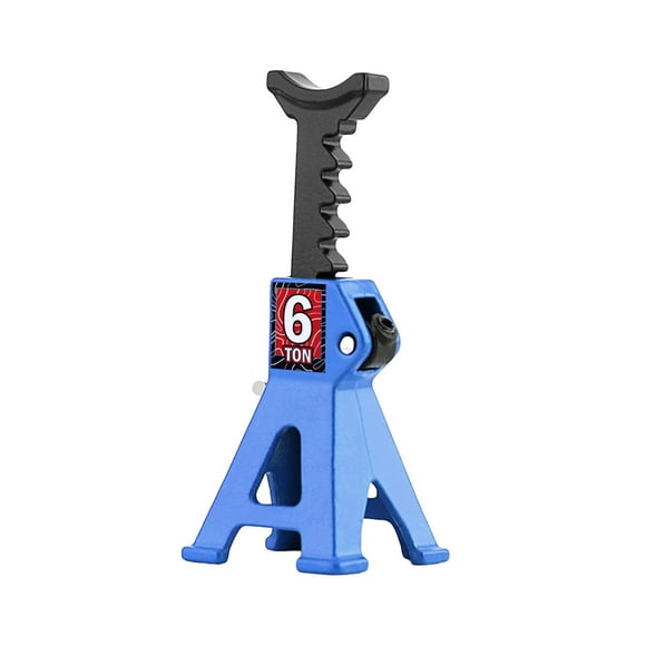 Jack Stand 6 Ton Height Adjustable Decoration Tool Simulation Car Jack for 1:12 blue