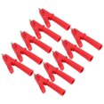 thumbnail image 1 of Test   Clip Test  Clamp Clips Insulated  Multimeter Clip Electrical Test Leads Set  Multimeter Clip 10Pcs Test   Clip Brass PVC Insulated  Multimeter Clips For 4mm Banana Plug, 1 of 8