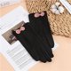 thumbnail image 4 of Guantes de invierno para mujer, forro polar térmico resistente al viento, antideslizante, para correr con pantalla táctil, estilo Bowknot para clima frío Wmkox8yii jkg3722, 4 of 4