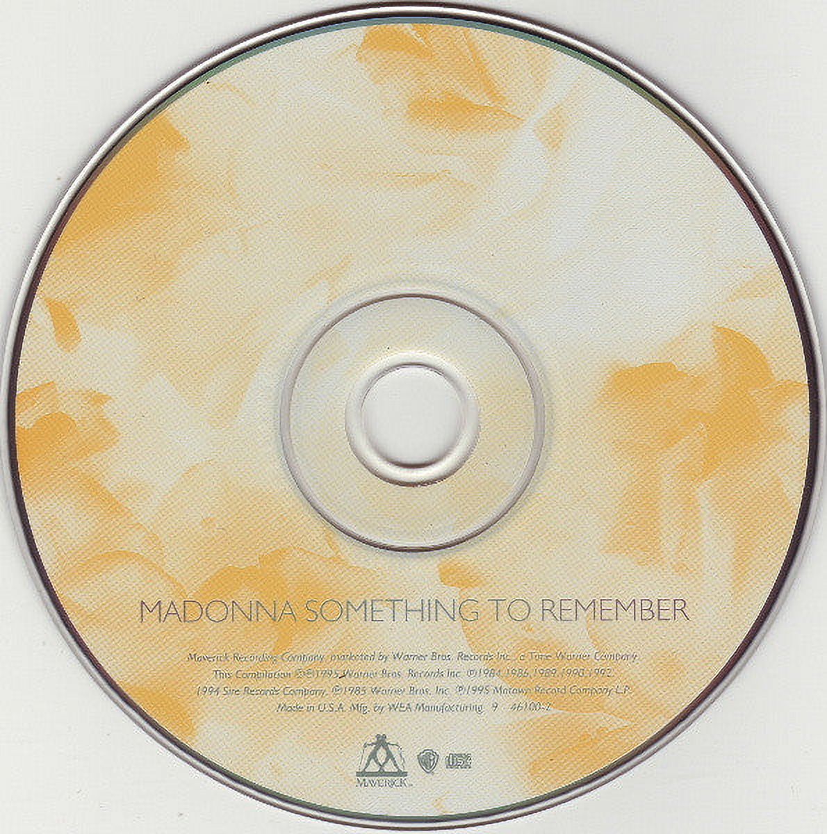 マドンナ　Something To Remember　 限定 ゴールド CD Madonna - Something to Remember - Music & Performance - CD