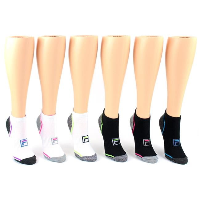 Eros Eros 6022B 7L7 Womens Fila Brand No Show Socks Size 9 11 3 Pair per Pack Case of 10 Eros Eros 6022B 7L7 Womens Fila Brand No Show Socks Size 9 11 3 Pair per Pack Case of 10