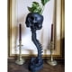 thumbnail image 1 of Maceta de calavera de 12 pulgadas con columna vertebral, maceta de resina realista con forma de calavera, maceta gótica, decoración de Halloween, decoración para el hogar, oficina, escritorio, manuali, 1 of 5