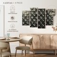 thumbnail image 4 of Elephant Stock Bicycle Chain Wall Art - Horizontal Multi Panel Canvas - Living Room Wall Decor - Transportation Multi Panel - Silver And Gray Decor - 24" x 14", 4 of 4