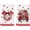 Beige, variant on Garland of Love Heart Truck Valentine''s Day Kitchen Towels Dish Towels, 18x26 Inch Anniversary Wedding Decoration Hand Towels Set of 2