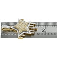 thumbnail image 5 of 10K Yellow Gold Diamond Super Star Pendant 1.55" Stacked 3D Pave Charm 1.78 CT., 5 of 6