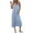 Light Blue, variant on SHTXOZHI Spaghetti Strap Dresses for Women Summer Sleeveless Casual Beach Sundress with Pockets