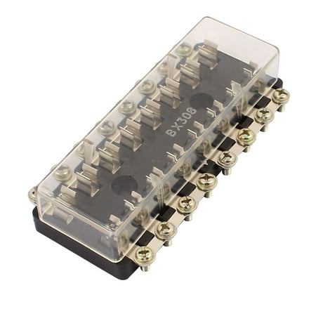 BX304 DC32V 6mmx 30mm Glass Tube 8 Ways Car Terminals ... car glass fuse box 