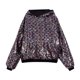 thumbnail image 3 of MHFRRA Sudadera con Capucha y Lentejuelas de Carnaval para Hombre, Tendencia Especial, Informal, Holgada, de Comercio Exterior, A La Moda, para Negocios y Deportes Rosa, 3 of 3