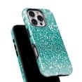 thumbnail image 6 of DesignSkinz Scratch-Resistant Hard Slim Case Compatible with iPhone 15 Pro Max (Compatible with MagSafe) - Turquoise Unfocused Glimmer, 6 of 9