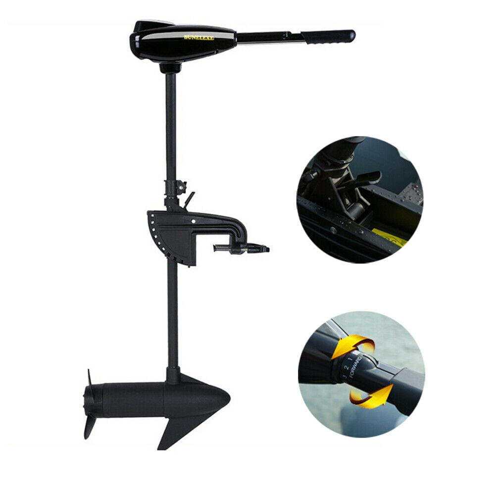 Electric Trolling Motor,408W 40LBS Thrust Transom Mount Outboard