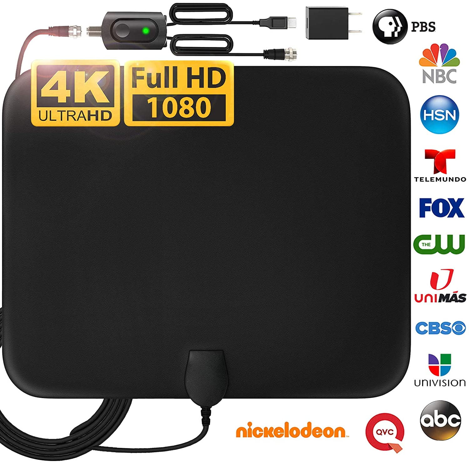 HDTV Antenna, 2020 Newest Indoor Digital TV Antenna 130+ Miles Long