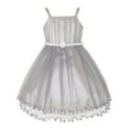 thumbnail image 4 of Robe de Fille Fleur Ceinture de Perles Concours Mariage Fête 10 Ans, 4 of 7