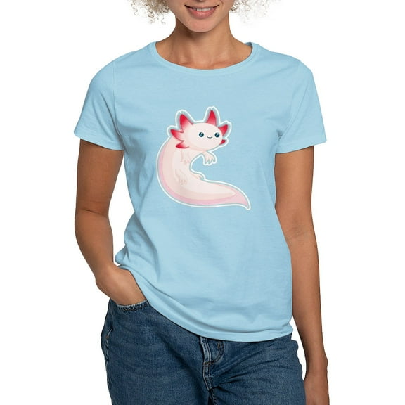 CafePress - Axolotl Women's Light T Shirt - Women's Classic T-Shirt