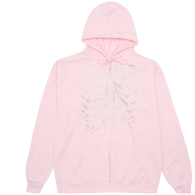 Faithtur Hoodie Os avec Strass