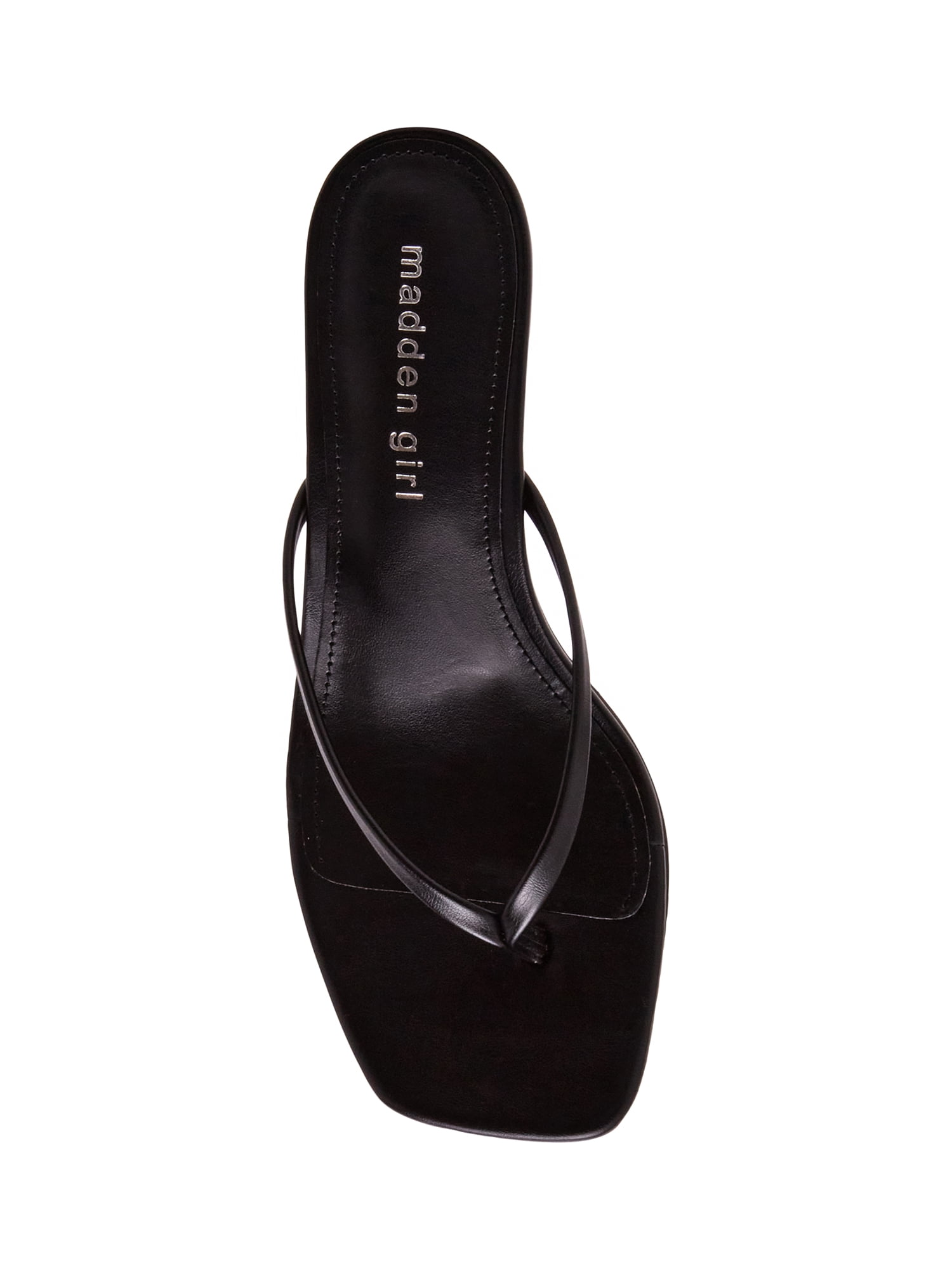Madden Girl Women's Charlene Thong 2 inch Kitten Heel Sandal