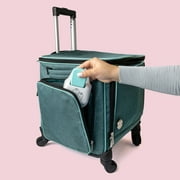 We R Crafters 360 Degree Rolling Craft Storage Bag-Mint