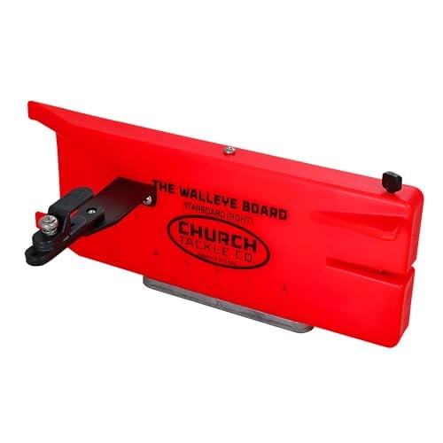 Church Tackle Walleye Board Orange Port (Left)