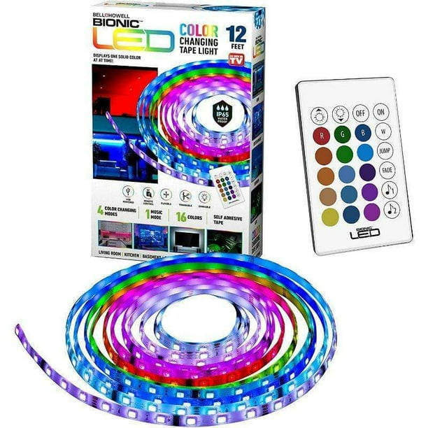 Bell Howell Bionic LED Color Changing Tape Light Walmart