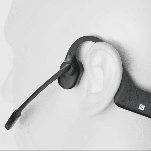 Shokz OpenComm Noise-Canceling Bone Conduction Stereo Bluetooth 