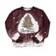 thumbnail image 1 of Pntutb moda Navidad mujer estampado manga larga cómoda transpirable cuello redondo camisa tops Pntutb Pntutb-674, 1 of 4
