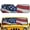 American Flag, variant on XYZCANDO Gray US Flag Windshield Sun Shade for Jeep Wrangler JL JLU 2018-2025 / Jeep Gladiator 2020-2025 UV Rays Blocker Sun Visor Shades Keep Vehicle Cool 51.57 in *16.14 in