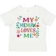 thumbnail image 3 of Inktastic My Memaw Loves Me Girl Grandchild Girls Toddler T-Shirt, 3 of 5
