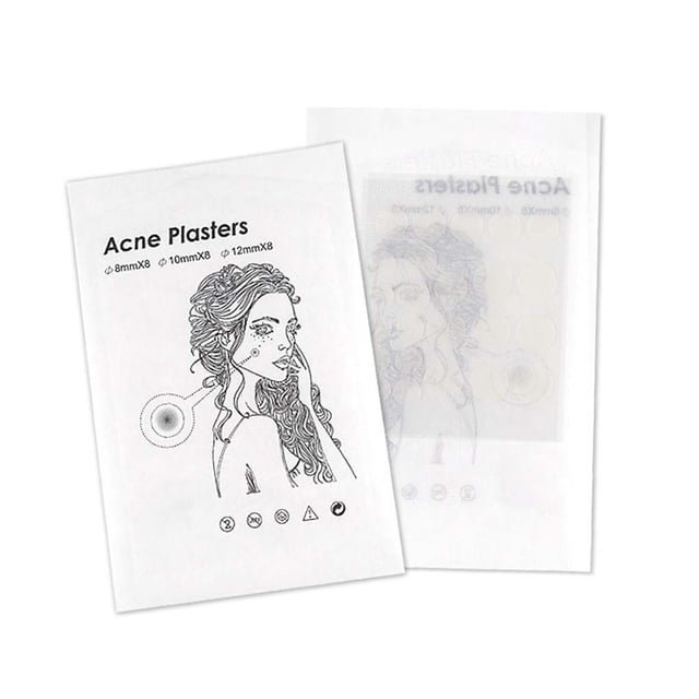 Qarigey Parche de etiqueta para la piel maquillaje belleza cara grano lunares pegatina hidrocoloide hoja hogar salón principiante profesional Tratamientos faciales